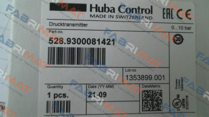 Huba Control-528.9300081421 price