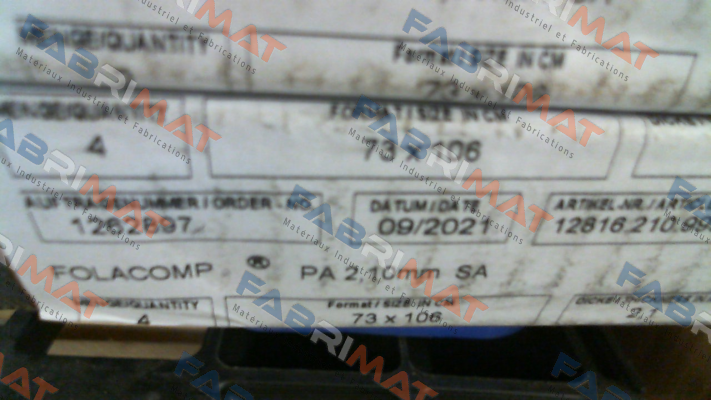 Folex-Folacomp PA 1060 x 730 x 2,10 mm price