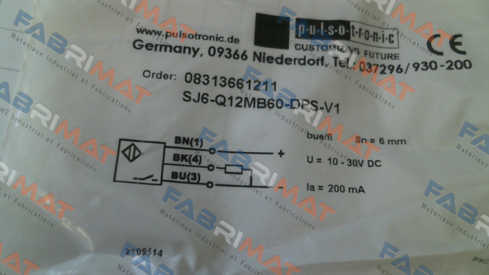Pulsotronic-p/n: 08313661211, Type: SJ6-Q12MB60-DPS-V1 price