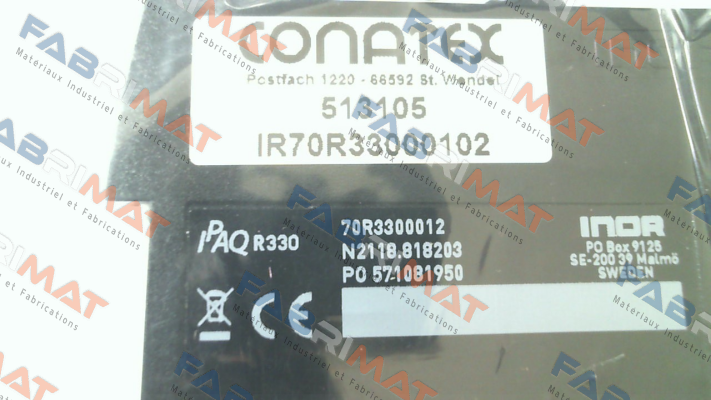 Conatex-p/n: IR70R33000102 type: IPAQ-R330 price