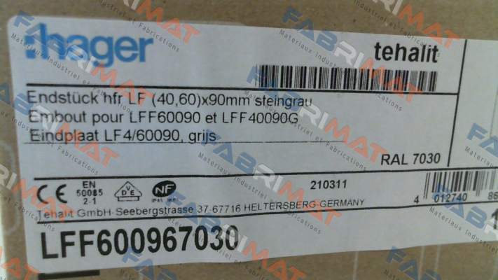 Hager-LFF600967030 price