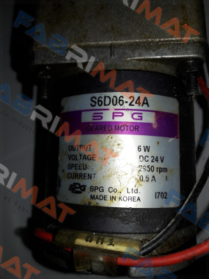 Spg Motor-S6D06-24A price