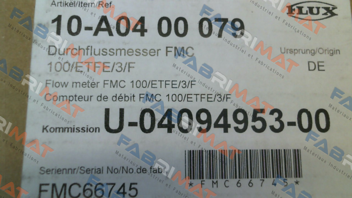 Flux (Sondermann)-10-A04 00 079 / FMC 100/ETFE/3/F price