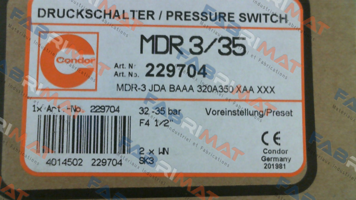 Condor-229704 MDR 3/35 price