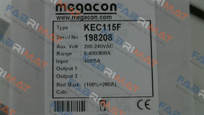 Megacon-KEC115F - 200-240V price