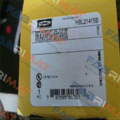 Hubbell-HBL21415B price