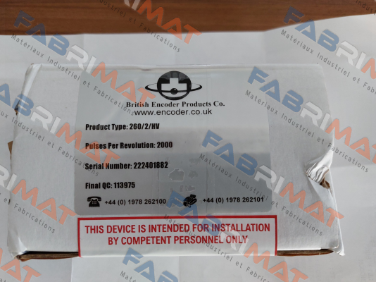 British Encoder-260/2-B08-SF-2000-NC-HV-R-G1-HT-IP50 price