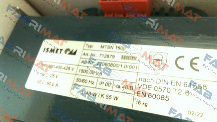 Ismet-712879 \ MTSN 1500 price
