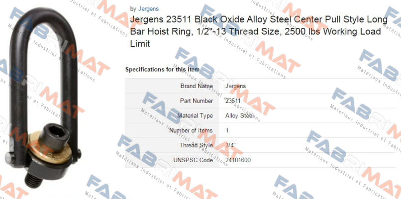 Jergens-23511  price