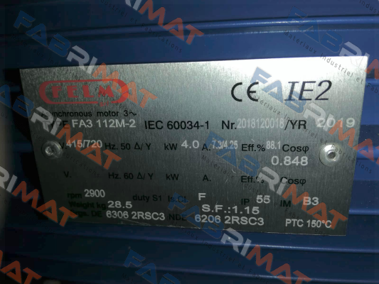 Felm-FA3 112M-2 price