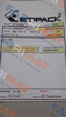 Etipack-347001071 NM2004-UA10A   price