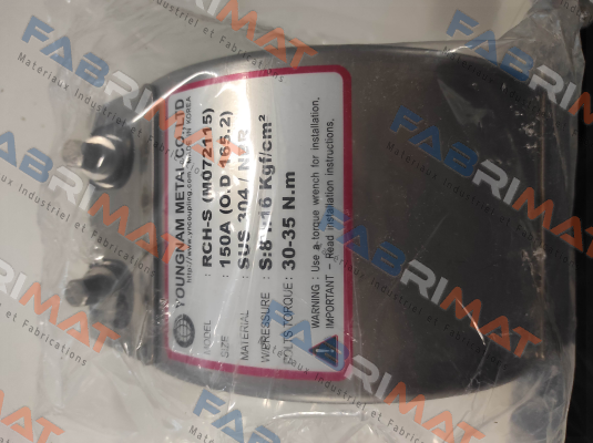 YOUNGNAM METAL-RCH-S 150A (¾") price