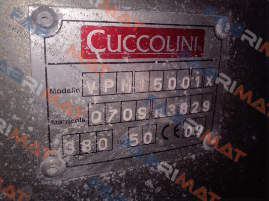 Cuccolini-VPM 1500 1/X  price