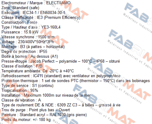 Electramo-IEC34-1 / EN60034-30-1  price
