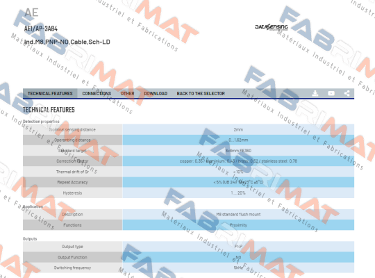 Micro Detectors / Diell (now Datasensing)-AE1/AP-3A84 price