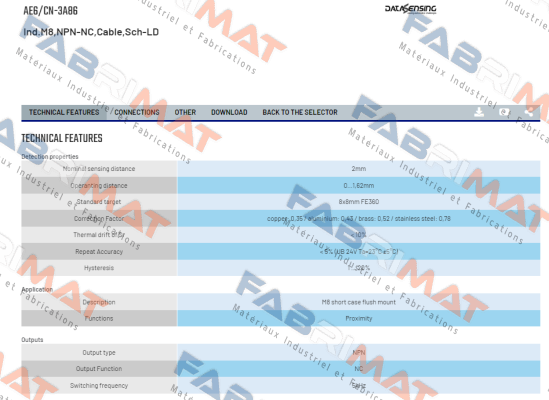 Micro Detectors / Diell (now Datasensing)-AE6/CN-3A86 price