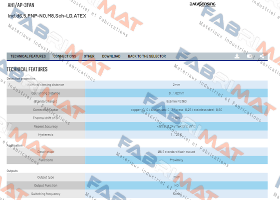 Micro Detectors / Diell (now Datasensing)-AH1/AP-3FAN price