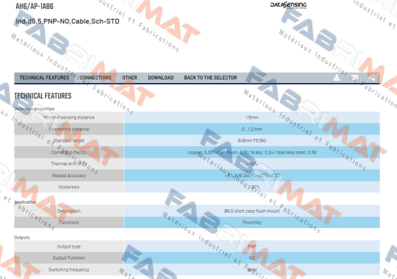 Micro Detectors / Diell (now Datasensing)-AH6/AP-1A86 price