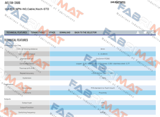 Micro Detectors / Diell (now Datasensing)-AK1/AN-2A86 price