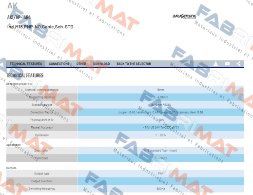 Micro Detectors / Diell (now Datasensing)-AK1/AP-1A84 price