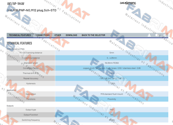 Micro Detectors / Diell (now Datasensing)-AK1/AP-1H4W price