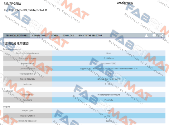 Micro Detectors / Diell (now Datasensing)-AK1/AP-3A8W price