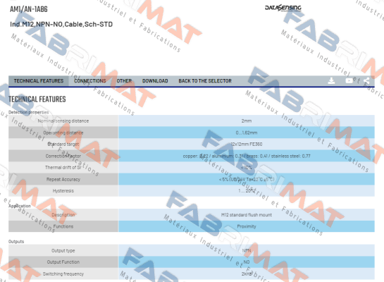 Micro Detectors / Diell (now Datasensing)-AM1/AN-1A86 price