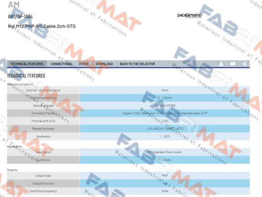 Micro Detectors / Diell (now Datasensing)-AM1/AP-1A84 price