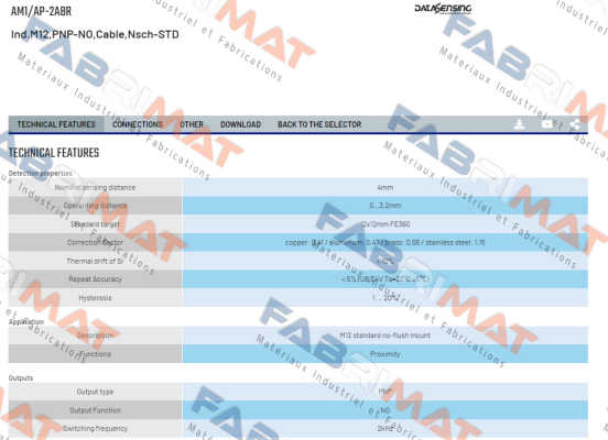 Micro Detectors / Diell (now Datasensing)-AM1/AP-2A8R price