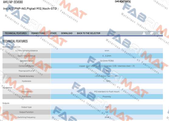 Micro Detectors / Diell (now Datasensing)-AM1/AP-2CVE80 price