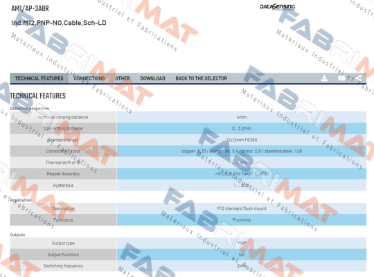 Micro Detectors / Diell (now Datasensing)-AM1/AP-3A8R price