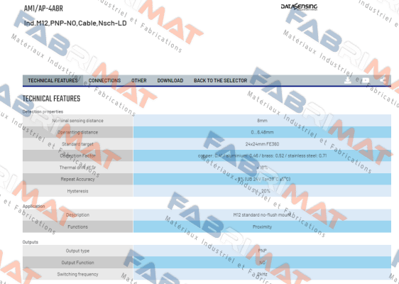 Micro Detectors / Diell (now Datasensing)-AM1/AP-4A8R price