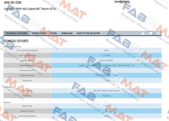 Micro Detectors / Diell (now Datasensing)-AM6/AN-2C86 price