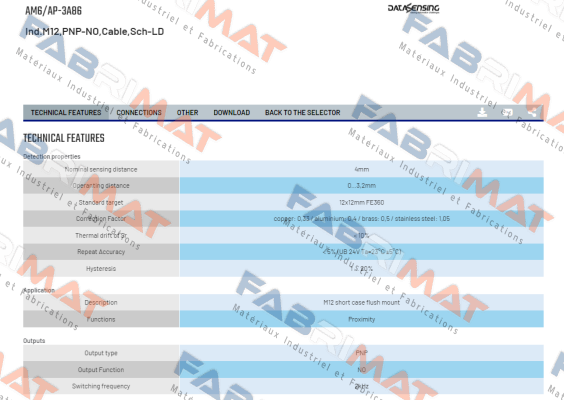 Micro Detectors / Diell (now Datasensing)-AM6/AP-3A86 price