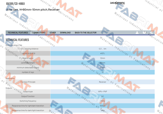 Micro Detectors / Diell (now Datasensing)-BX10R/CD-HB6X price