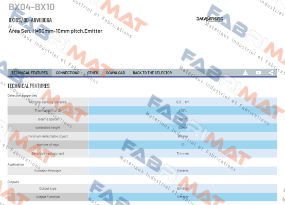 Micro Detectors / Diell (now Datasensing)-BX10S/00-ABVE806A price
