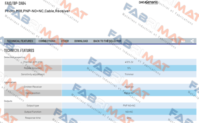 Micro Detectors / Diell (now Datasensing)-FAID/BP-2A84 price