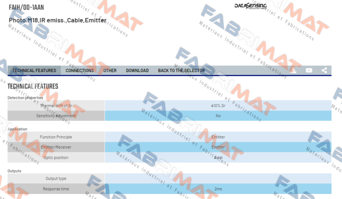 Micro Detectors / Diell (now Datasensing)-FAIH/00-1AAN price