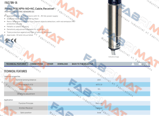 Micro Detectors / Diell (now Datasensing)-FAIZ/BN-1A price