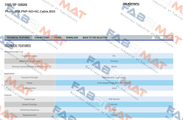 Micro Detectors / Diell (now Datasensing)-FARS/BP-1A86AN price