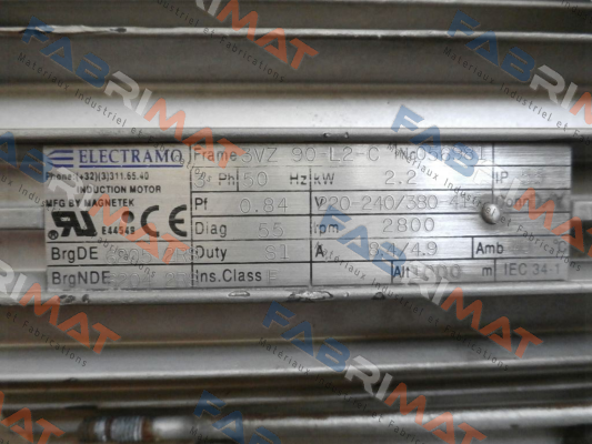 Electramo-3VZ 90-L2-C not available, can be replaced by complete motor AP2.20D2N23 price
