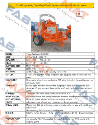 Gorman Rupp-Tecno Wellpoint DG030E  price