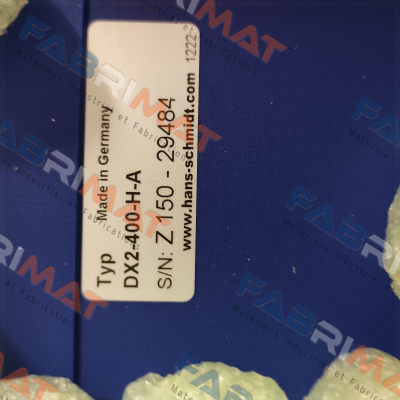 Hans Schmidt-DX2-400-H-A price