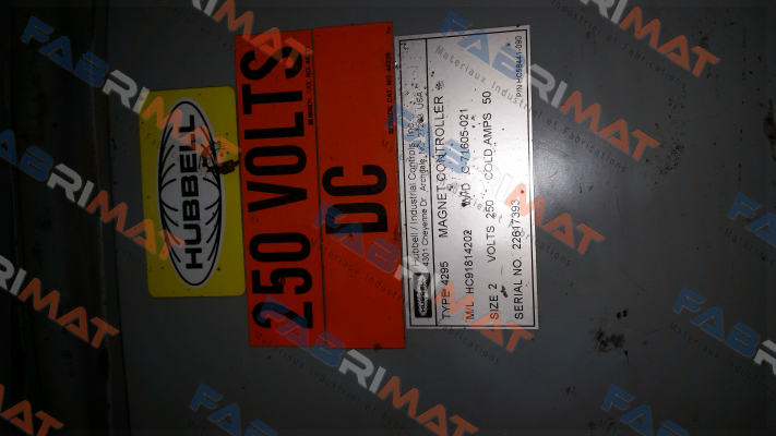 Hubbell-MAGNET CONTROLLER 4295 SIZE 2  price