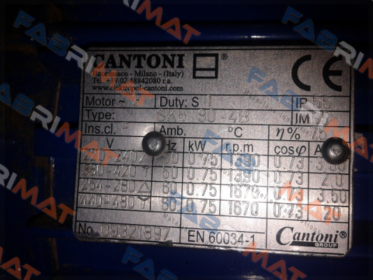 Cantoni-SKh 80-4B price