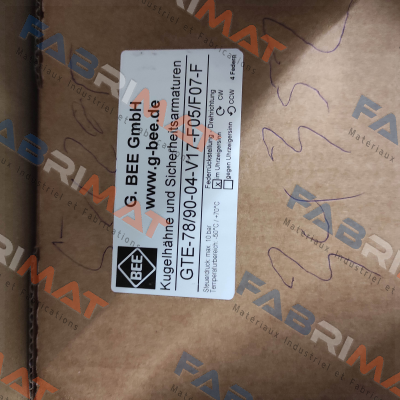 BEE-DA0000343 / GTE-78/90-04-V17-F05/F07-F schließ. price