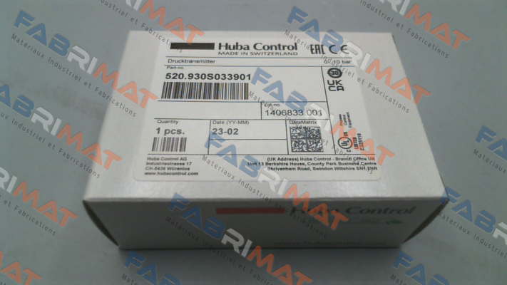 Huba Control-520.930S033901 price