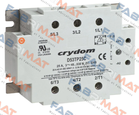 Crydom-D53TP50C (pack x10) price