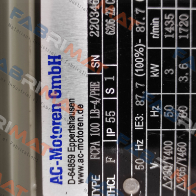 AC Motoren-FCPA 100 LB4 / PHE price