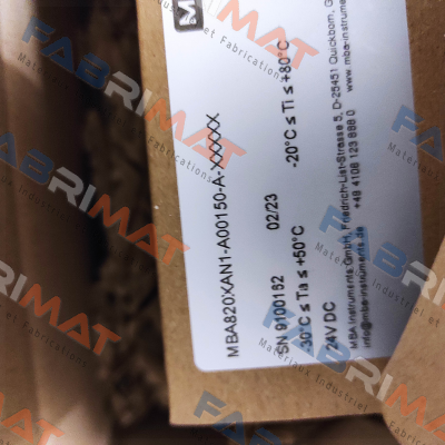 MBA Instruments-MBA820XAN1-A00150-A-XXXXX (1213978 ) price